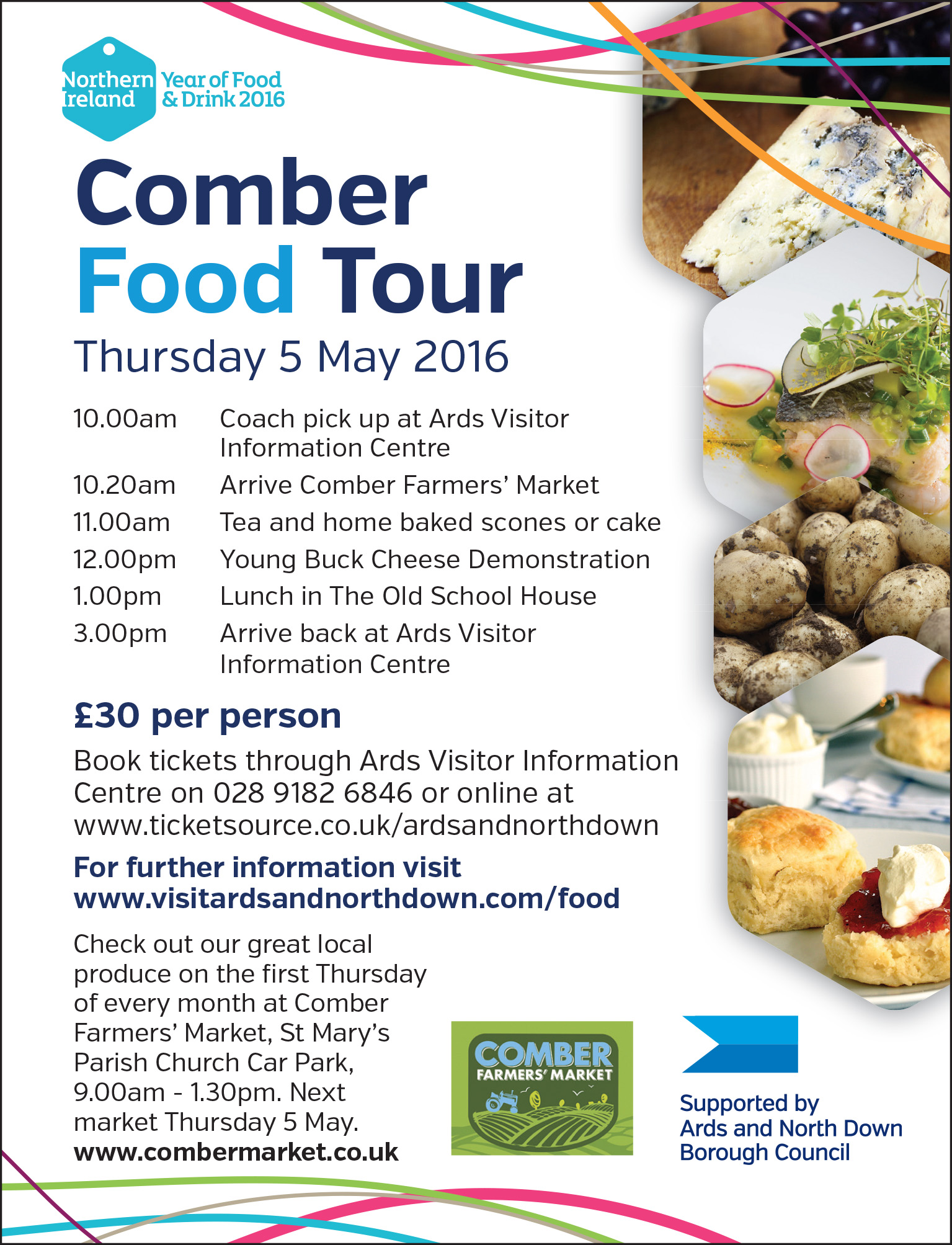 Comber Food 1/4 Page Tours 25•4•16.indd