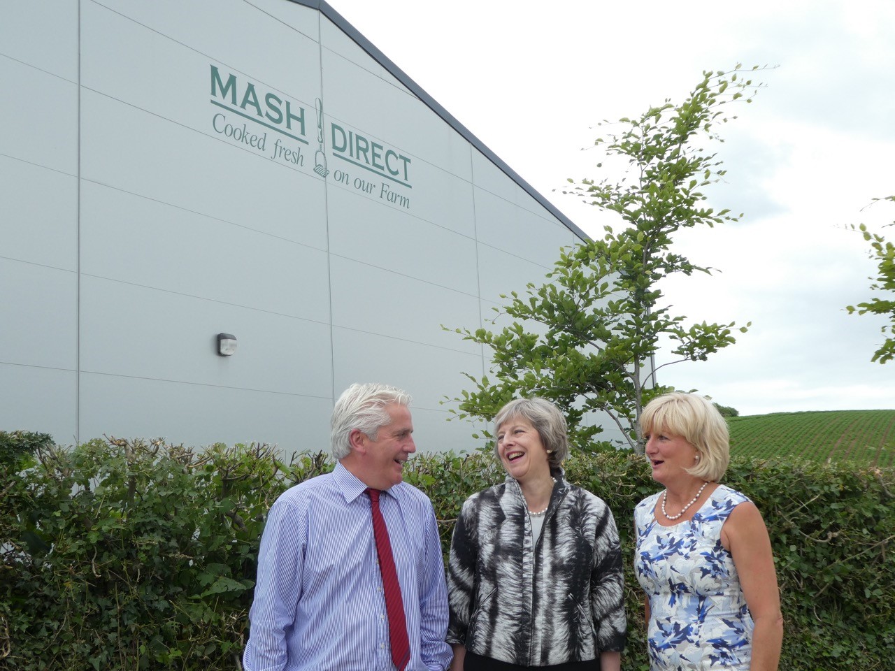 Theresa May Visits Mash Direct