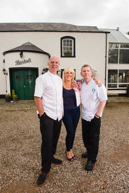 Dean Coppard, Bartali Executive Chef, Andrea O'Neill, Thornyhill Sales and Marketing Manager , and Tony O'Neill, Thornyhill Director
