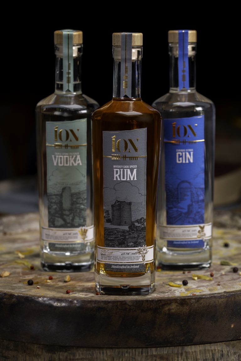 New company ION Distillery launches with original Rum,Vodka & Gin