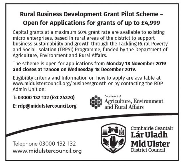 Rural Business Development Grant Pilot Scheme Food NI Our Food So Good!